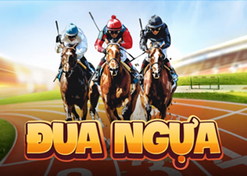 Đua ngựa 3D image